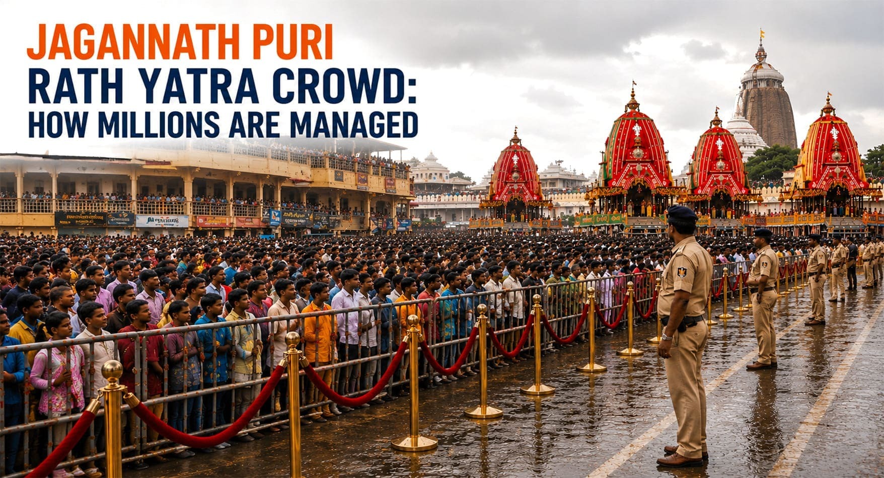 Jagannath Puri Rath Yatra Crowd: How Millions Are Managed
