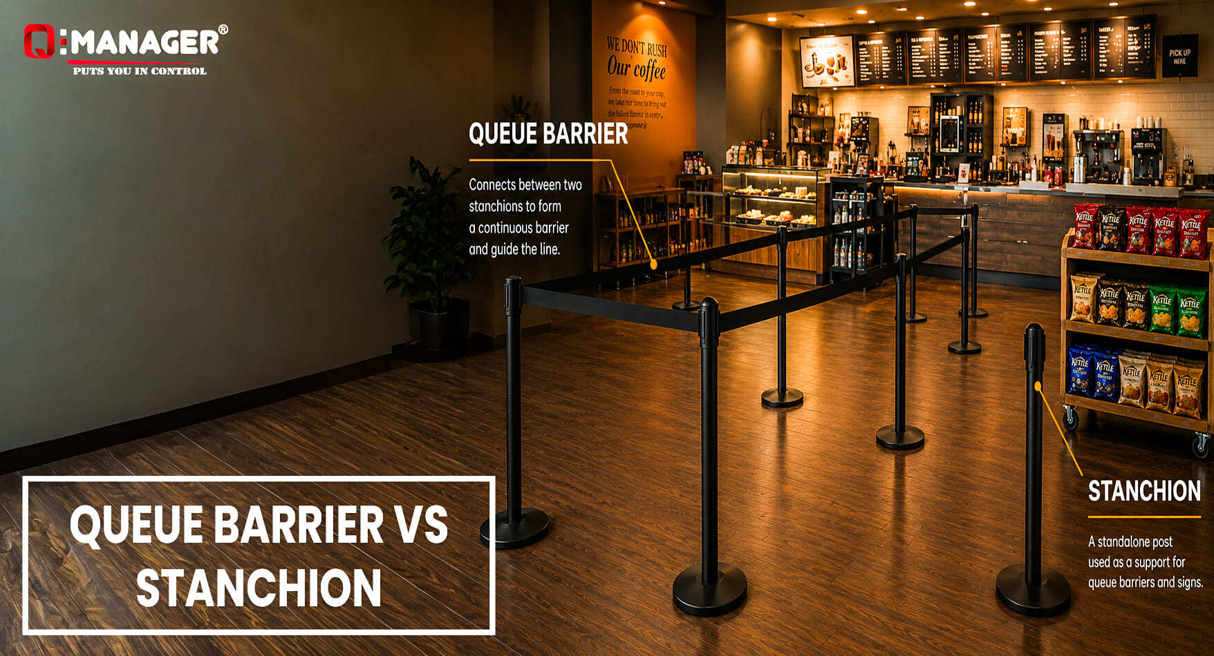 Queue Barrier vs Stanchion: What’s the Real Difference?