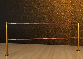 Double Belt Post - Floor Mount