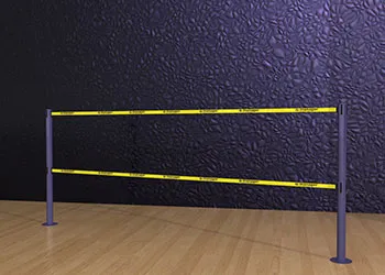 Double Belt Post - Floor Mount
