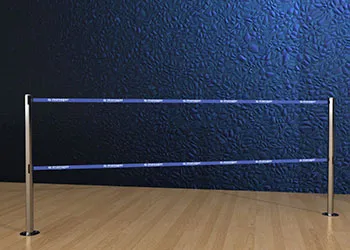 Double Belt Post - Floor Mount