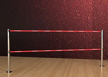 Double Belt Post - Floor Mount