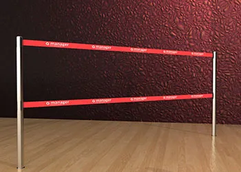Double Belt Post - Floor Socket