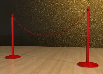 Powder Coated Classic Chain Post