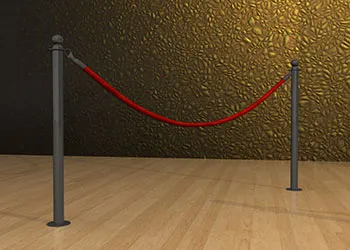 Rope Post - Floor Mount