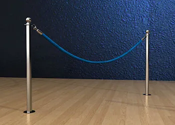 Rope Post - Floor Mount