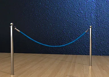 Rope Post - Floor Socket