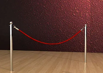 Rope Post - Floor Socket